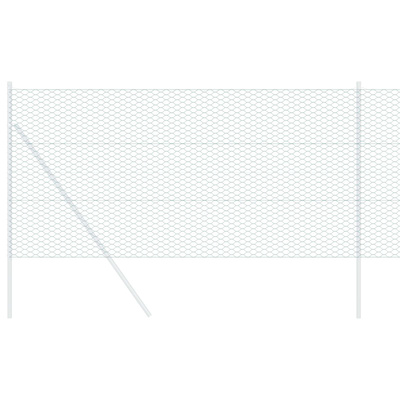 Ogrodzenie heksagonalne 1 x 10 m PVC zielony