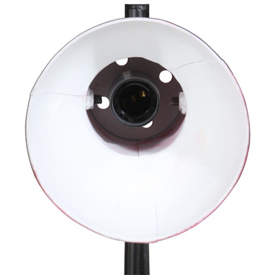 Lampa stojąca, 25 W, postarzany czerwony, 25x25x90/140 cm, E27