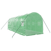Szklarnia ze stalową ramą, zielona, 12 m?, 6x2x2 m