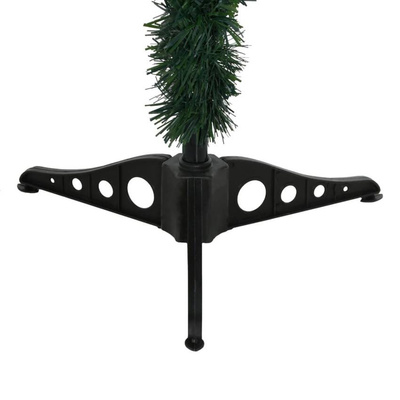 Sztuczna, oszroniona choinka, lampki, bombki i szyszki, 150 cm vidaXL