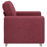 Fotel Czerwone wino 100 cm tkanina