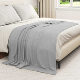 Koce narzutowe 24 pcs Szary 200 x 150 cm Polar