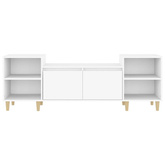 vidaXL Szafka pod TV, biała, 80x36x50 cm, materiał drewnopochodny