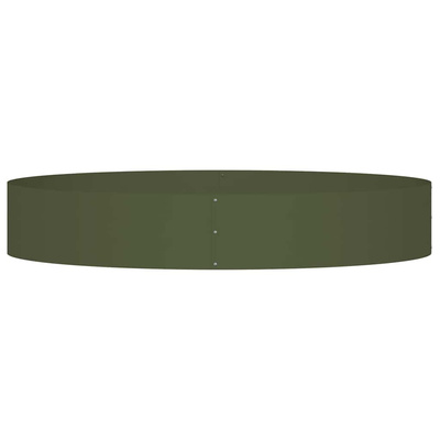 Pierścień doniczki 5 pcs Zielony oliwkowy 120 x 120 x 20 cm