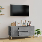 vidaXL Szafka pod TV, szary dąb sonoma, 102x44,5x50 cm