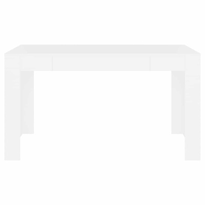 Stół jadalniany, biały, 140x74,5x76 cm, materiał drewnopochodny