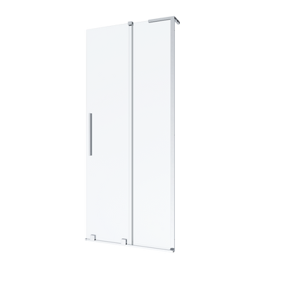 KABINA WALK-IN PRZESUWNA 120 CM, TRANSP, CHROM