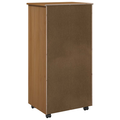 Rolkowa szafka 53 x 39 x 103 cm Lite drewno sosnowe