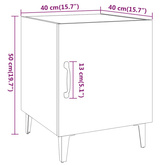 Szafki nocne, 2 szt., dąb sonoma, materiał drewnopochodny