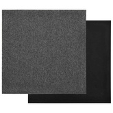 Dywan 20 pcs Antracyt 50 x 50 cm 100% polipropylen