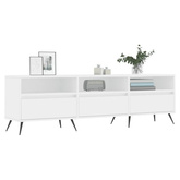 vidaXL Szafka pod TV, biała, 150x30x44,5 cm, materiał drewnopochodny wariant 4