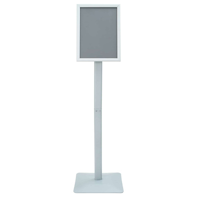Stojak na plakaty 32 x 27 x 119 cm Żeliwo srebrny