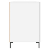 vidaXL Biurko białe z połyskiem, 140x50x75 cm, materiał drewnopochodny