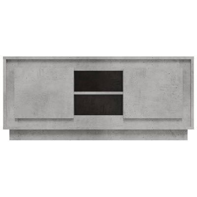 Szafka pod TV, szarość betonu, 102x35x45 cm vidaXL