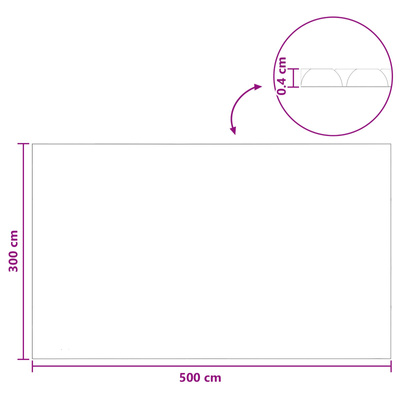 Ochrona Basenowa Słoneczna Wysoka Jakość 500 x 300 cm 200 ?m