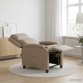 Fotel recliner Cappuccino Ekoskóra