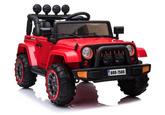 Auto Na Akumulator Jeep BRD-7588 Światła LED MP3 Pilot Czerwony 4x4
