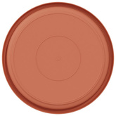 Okrągły Talerzyk Kwiatowy 6 pcs Czerwony ceglasty ? 27 x 2,5 cm