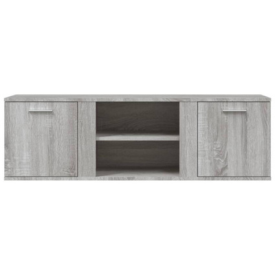 Szafka pod TV, szary dąb sonoma, 120x34x37 cm vidaXL