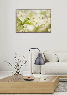 Lampka nocna Vario czarna metalowa loftowa E27