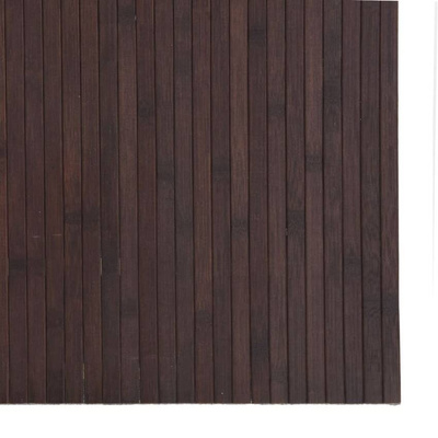 vidaXL Dywan prostokątny, ciemnobrązowy, 80x300 cm, bambusowy