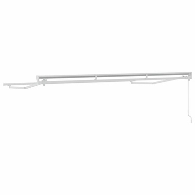 Rama markizy Z regulacją Biały 3,5 x 2 m Stal