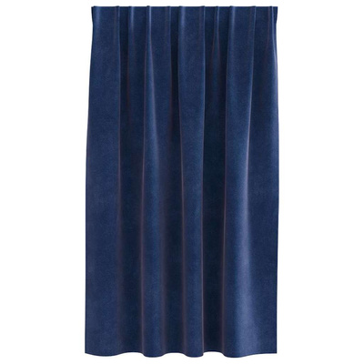 Zasłony zaciemniające 2 pcs Ciemnoniebieski 140 x 140 cm
