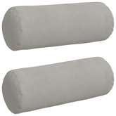 Poduszki Wałkowe 2 pcs Jasnoszary ? 25 x 70 cm