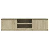 vidaXL Szafka pod TV, dąb sonoma, 140x40x35,5 cm