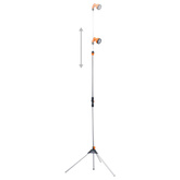 Prysznic ogrodowy na statywie, 221 cm, aluminium