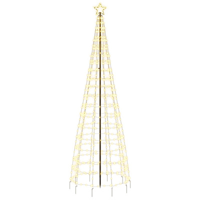 Choinka świąteczna LED z kolcami 570 diod LED Ciepła biel 300cm