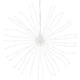 Ozdoby świąteczne, 140 lampek LED, 8 szt., ciepła biel, 17 cm