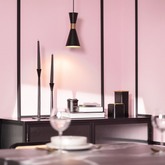 Lampa Wisząca złoto-czarna Abruzzo Salvatore Variant E27