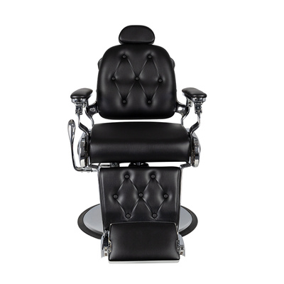 Gabbiano fotel barberski Pietro czarny 133508
