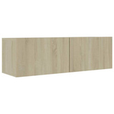 vidaXL Szafka pod TV, dąb sonoma 100x30x30 cm, materiał drewnopochodny