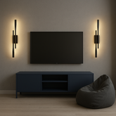 Kinkiet LED  Abigali Vargo 12W nowoczesny 42cm czarny