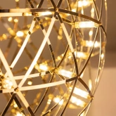 Lampa Wisząca Złota LED 35W Abruzzo Sofia Barwa Ciepła