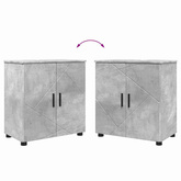 Zestaw mebli łazienkowych 5 szt. Betonowy szary 61 x 35 x 64 cm