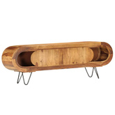 vidaXL Szafka pod TV, 140x30x45 cm, lite drewno sheesham