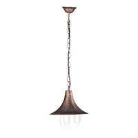Lampa ogrodowa wisząca K-8126 CZARNY/ZŁOTY z serii BOSTON