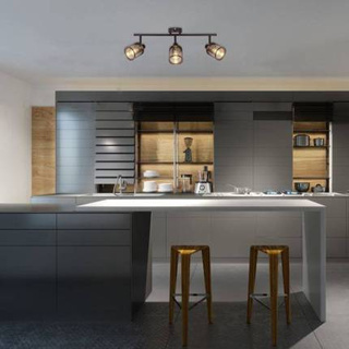 Lampa sufitowa kawowe złoto klosz bursztyn 3xE14 Canabera Candellux 93-82541