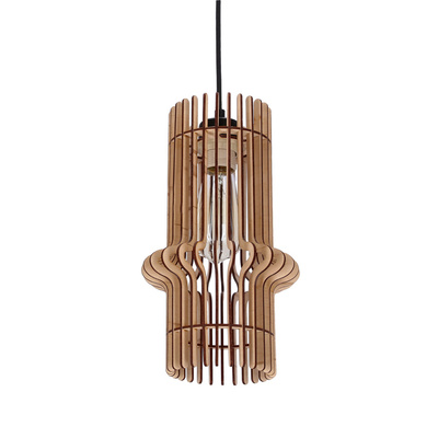 Eco 4 lampa wisząca 1x40 e27 Abażur drewniany