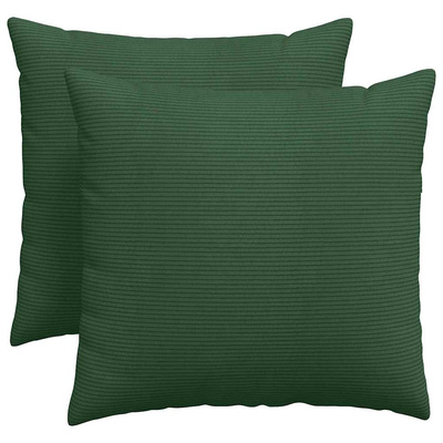 Poduszki na sofę 2 pcs Ciemna zieleń 50 x 50 cm