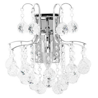 Lampa ścienna kinkiet kryształowy MONTE CARLO 1x60W E27 złoty wariant 5