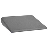 Poduszka na siedzisko Szary 39 x 38 x 8,5 cm Pianka PU