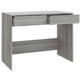 vidaXL Biurko, szary dąb sonoma 101x50x76,5 cm materiał drewnopochodny