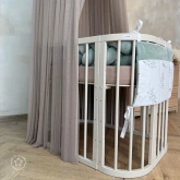 Tiulowy Baldachim Sufitowy Taupe