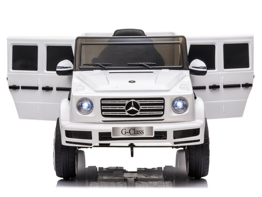 Samochód na akumulator Mercedes G500 Światla LED MP3 Pilot  biały