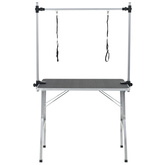 Stół groomerski z dwoma smyczami, regulowany