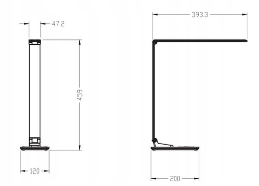 Lampka biurkowa GLoneos LED 12W czarna